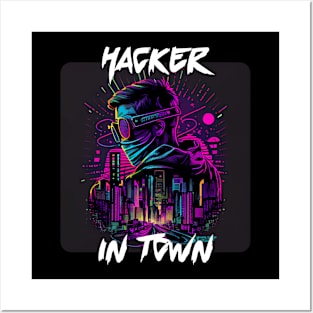 Hacker in Town 2 Posters and Art